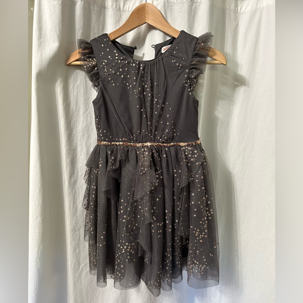 Cat & Jack Tulle Holiday Dress, Size M, 7/8